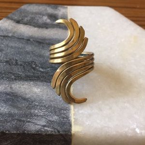 Brass Swirl Ring